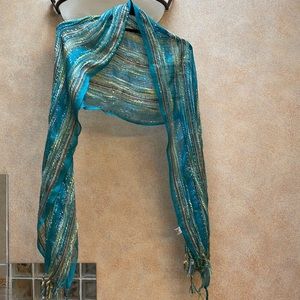 Spring/Summer Boho multi-colored scarf